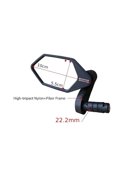 Meachow Me022-b Mavi Lens Sağ + Sol Bisiklet Ayna Takımı