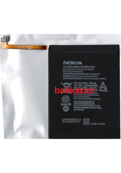 Nokia7 Plus He346 3.85V 3700Mah Batarya Pil 14.25Wh 1Icp4/65/87