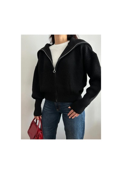 Flex Fashıon Kadın Esnek Örgü Trend Fermuarlı Dik Yaka Popüler Triko Hırka Siyah - 760178304 Siyah - 760178304 Siyah Flex Fashıon Kadın Esnek Örgü Trend Fermuarlı Dik Yaka Popüler Triko Hırka Siyah - 760178304 Siyah - 760178304 Siyah