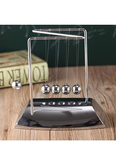 Kişiye Özel Newton Denge Topları Büyük Boy Newtons Cradle