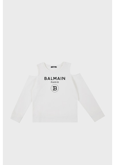 Balmain Çocuk Sweat 6m4020 Mx270 130 Beyaz