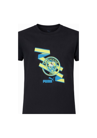 Puma Manchester Cıty Unısex Çocuk T-shırt 777779-49 Siyah