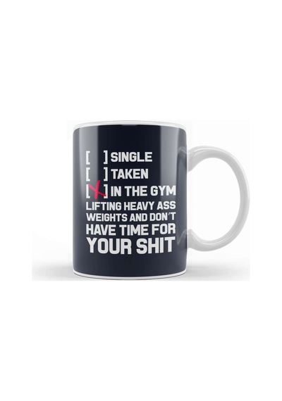 Single Taken Or In The Gym Inspiration Kupa Bardak Porselen Karışık