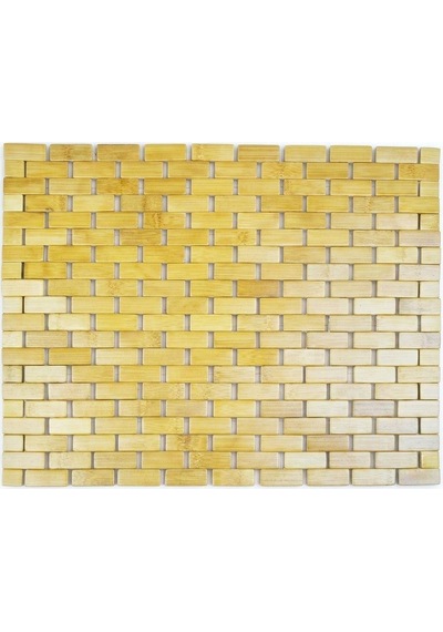 Paçi Premium Bath Serisi 50x80 Cm Doğal Bambu Banyo Paspası Sarı