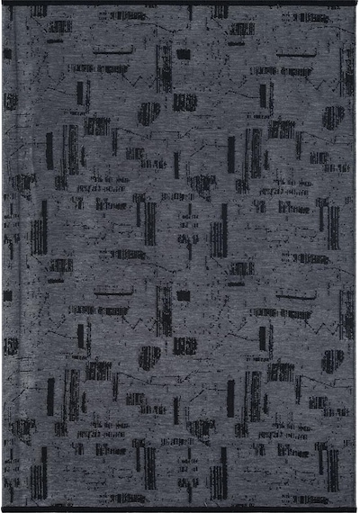 Çam Halı Bodrum Bdr 115 Antrasit Özel Latex Kaymaz Tabanlı Kilim
