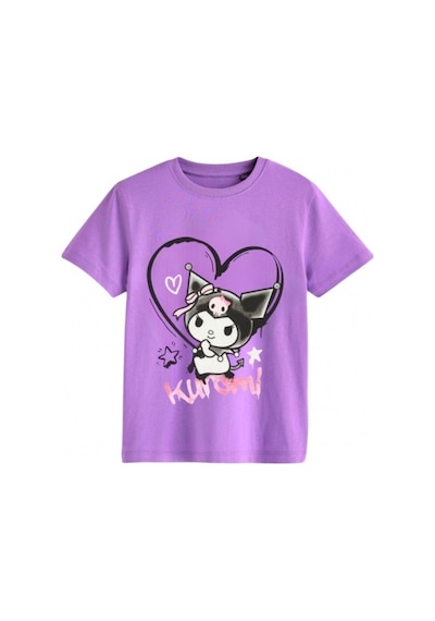 Sea Bubbles Kuromi Kız Çocuk Tişört St10398 Lila