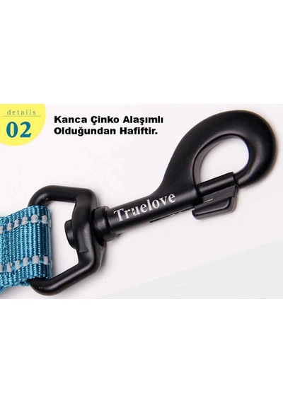 Yumuşak Süngerli Siyah Tasma Kayışı Xs