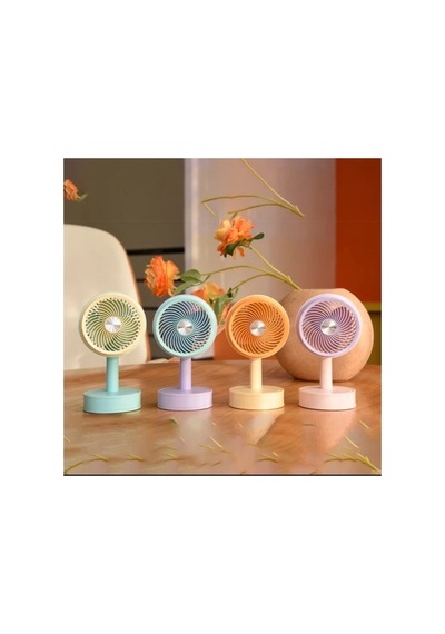 3 Kademeli Cep Boyu Sessiz Taşınabilir Mini Fan Usb Şarjlı Pervaneli Soğutucu Küçük El Vantilatörü Yeşil - 706210063