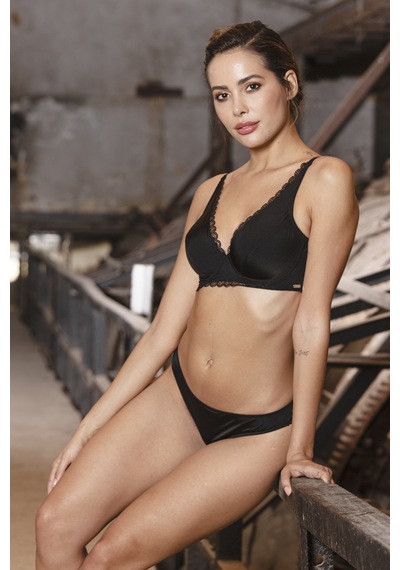 Golshan Giorgia Mini Slip,brezilyan Kadın Dantelli Siyah Külot Çok Renkli