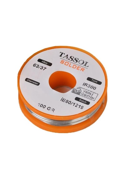 Tassol 1.6 MM 100 G %63 Kalay %37 Kurşun Lehim Teli