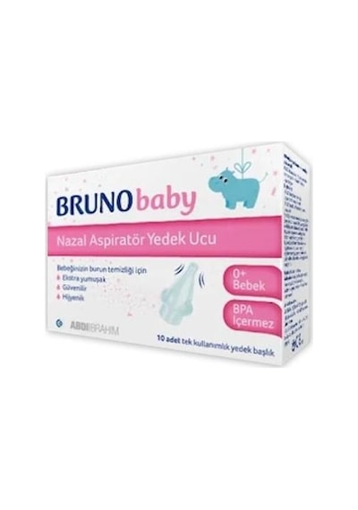 Bruno Baby Nazal Aspiratör Yedek Uç 10'Lu
