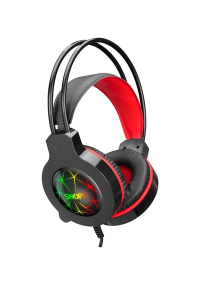 Snopy Sn-gx7, Crazy, Kablolu, 3.5mm Jac, Usb, Rainbow Aydınlatma, Gaming, Mikrofonlu, Kulaklık Siya