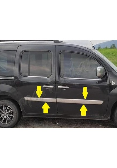 Db Chrome Renault Kangoo Krom Yan Kapı Çıtası 2008-2020 4 Parça P