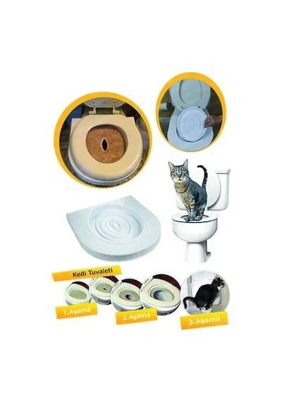 Citikitty Klozet Kedi Tuvaleti Eğitim Seti