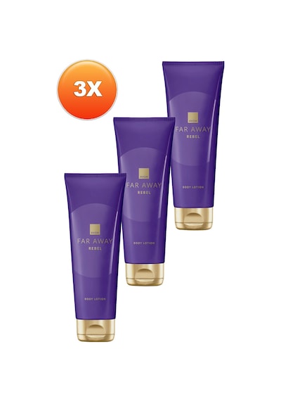 Avon Far Away Rebel Vücut Losyonu 3 x 125 ML