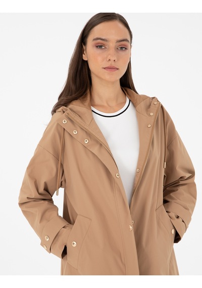Pierre Cardin Kadın Camel Trençkot 50290318-vr015 Camel