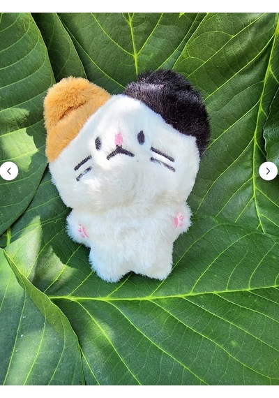 Pepikon Kpop Skzoo Enhypen Peluş Oyuncak Anahtarlık 10cm Beyaz - Kahverengi