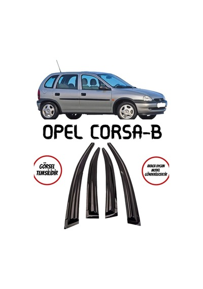 Opel Corsa B Uyumlu Cam Rüzgarlığı 1998-2000 Arası Uyumlu Mugen
