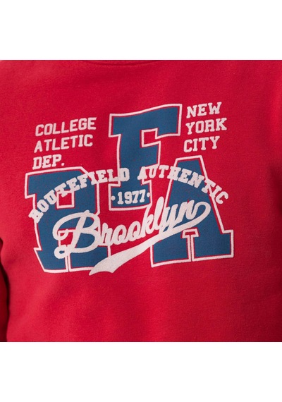 Routefıeld Routefield Erkek Sweatshirt Holm Bordo Bordo