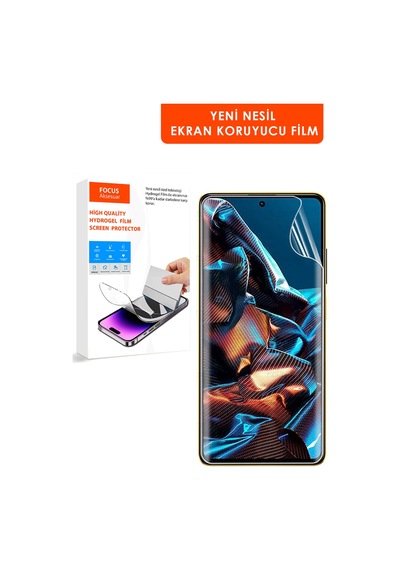 Realme C30 Kırılmaz Cam Özel Kesim Hydrogel Film