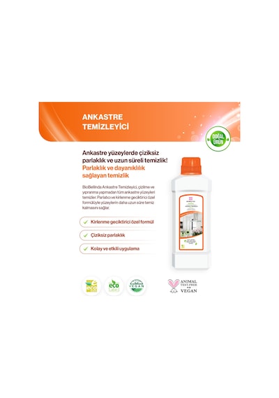 Doğal Ankastre Temizleyicisi Kirlenme Lekeler 750 Ml 2'li Set Diğer