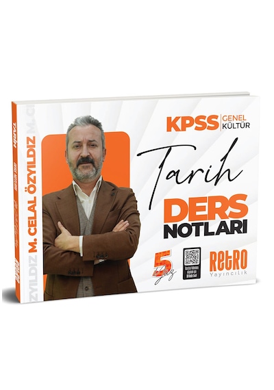 Retro Yayıncılık 2026 Kpss Tarih 5yüz Ders Notları Soru Bankası 2 Li Set - Mehmet Celal Özyıldız Retro Yayın