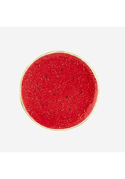 Kırmızı Seramik Yemek Tabağı 27 Cm