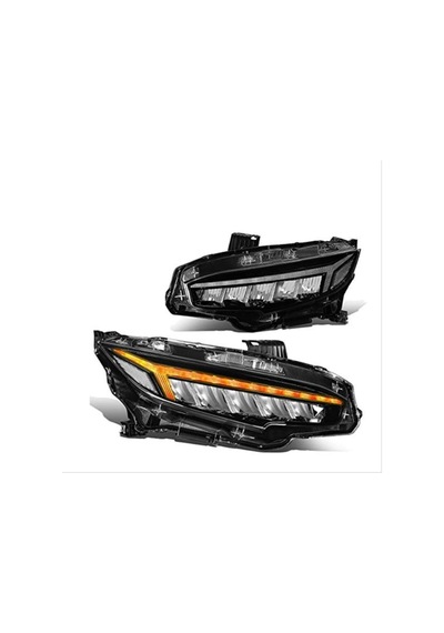 Autogp Honda Civic Fc5 İçin Uyumlu Matrix Ön Far Lambası 2016-2021