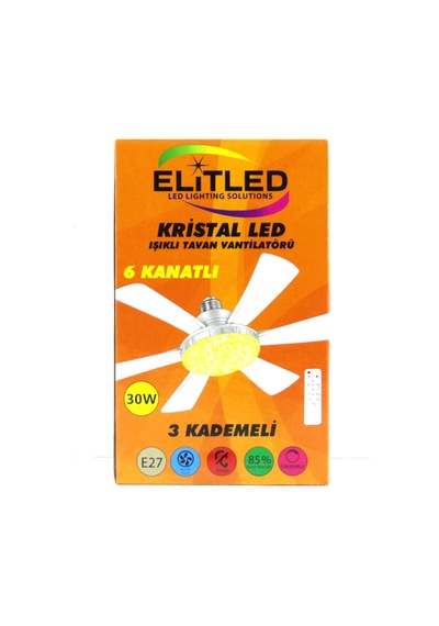 Kumandalı 2in1 Led Tavan Vantilatörlü Avize