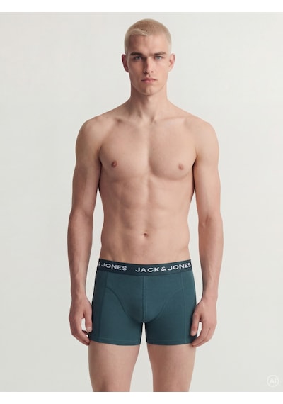 Jack & Jones Erkek 5'li Boxer Paketi - Jake - 12295147 Siyah