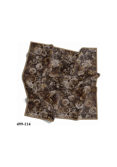 Mono Scarf Mono Dijital Organik Soft Eşarp 499-114 Çok Renkli