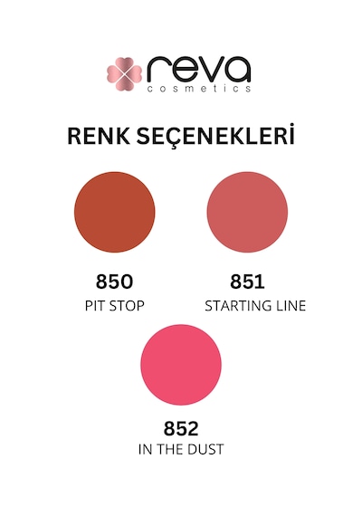 Kiremit Likit Allık-liquid Blusher Pit Stop No:850 20 Ml Açık Pembe