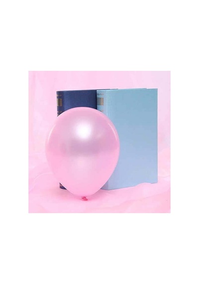 Pembe Metalik Balon 20 Adet 418