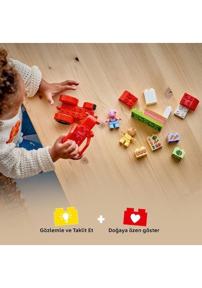 Duplo Peppa Pig Traktör Ve Pazar 10468