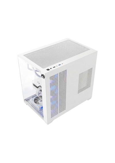 Alpha Elite 7x Argb Fan Kumanda Ve Kontrolcü Atx Boş Bilgisayar Kasası Beyaz