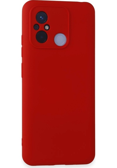 Newface - 642 - Xiaomi Redmi 12c Kılıf Nano İçi Kadife Silikon - Edntrend - - Kırmızı