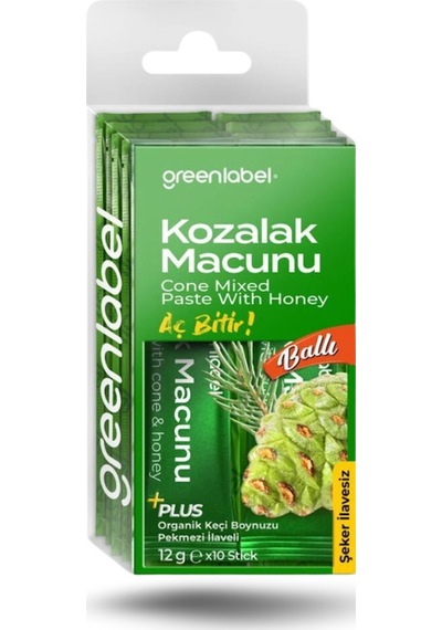Greenlabel Kozalak Macunu 12g X 10 Stıck