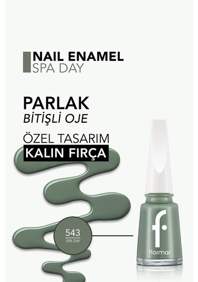 Flormar Nail Enamel Parlak Bitişli Oje 543