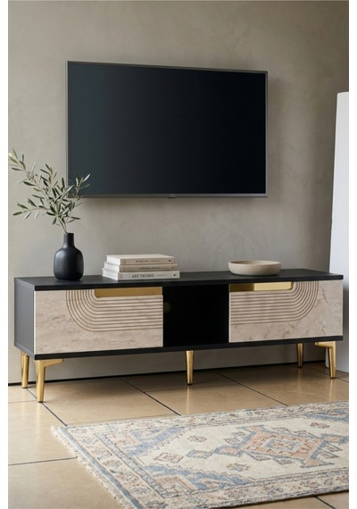 Tsa1508atg Meyra Tv Sehpası Antrasit-traverten-gold 150cm Antrasit - Traverten - Altın Tsa1508atg Meyra Tv Sehpası Antrasit-traverten-gold 150cm Antrasit - Traverten - Altın