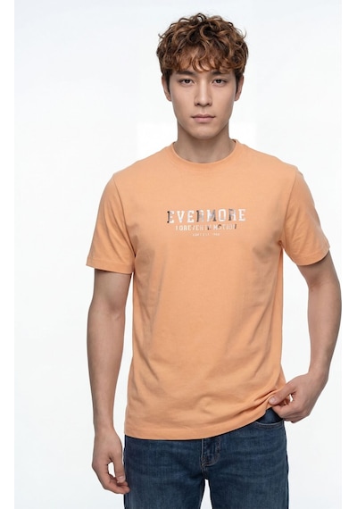 Regular Fit Erkek Tshirt K.kol Light Peach