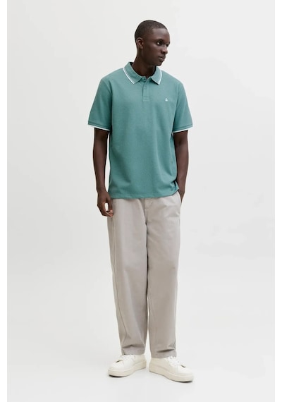 Jack & Jones Jjeaustin Erkek Polo Yaka Tişört Yeşil
