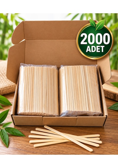 Bambu Karıştırıcı 14 Cm 2000 Adet