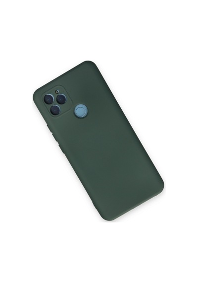 General Mobile Gm 22 Kılıf Nano İçi Kadife Lansman Silikon - Koyu Yeşil Koyu Yeşil