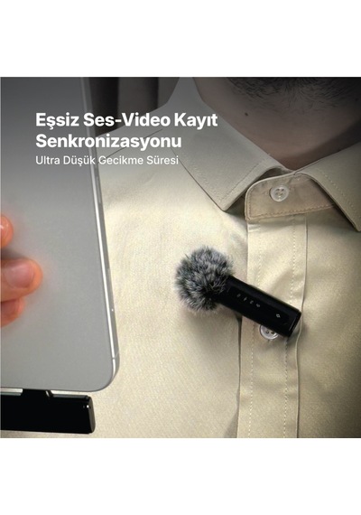 Ttec GoMic İkili Evrensel Kablosuz Yaka Mikrofon Kiti