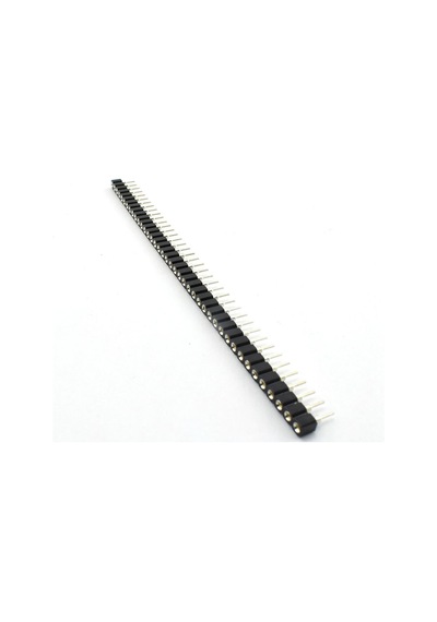 1x40 Pin Precision Dişi Header Tek Sıra 2.54mm 180 Derece Yuvarlak Kırılabilir Bölünebilir