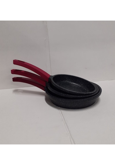 Gülsan Döküm Granit Tava Seti 18. 20. 22 Cm