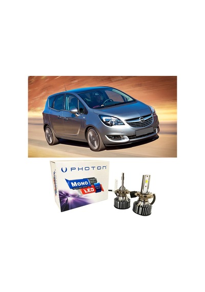 Opel Meriva Kısa Far Ampulü H7 Mono Yeni Seri Beyaz 2010-2018