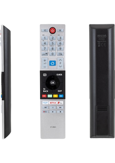 Toshıba Ct-8541 Netflıx- Prıme Vıdeo-f Play Tuşlu Lcd Led Tv Kumanda