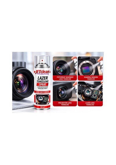 Jetclean 500ml Lazer Lens Sensör Temizleme Spreyi