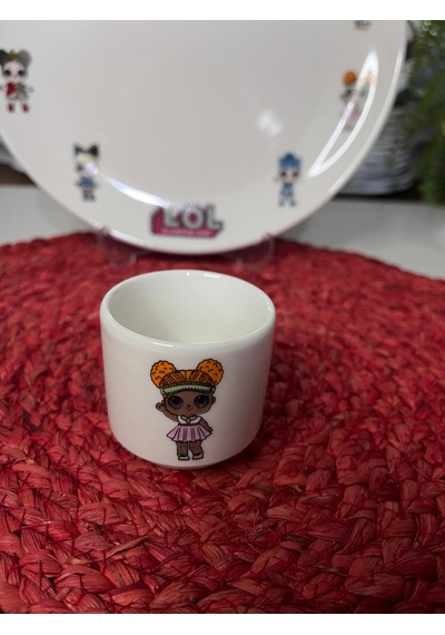 6 Parça Lol Bebek Model Çocuk Bebek Yemek Takımı Beslenme Seti Çok Renkli